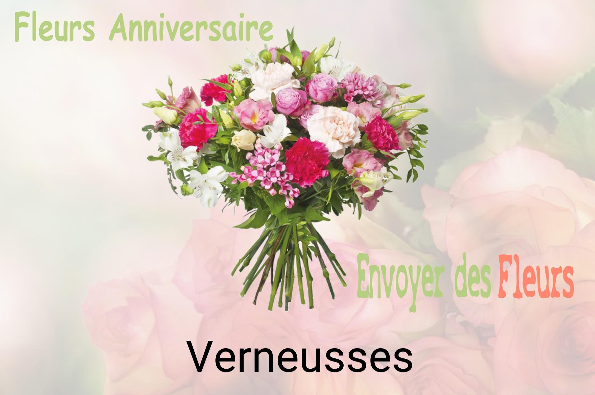 Bouquet de fleurs d’anniversaire livré à Verneusses